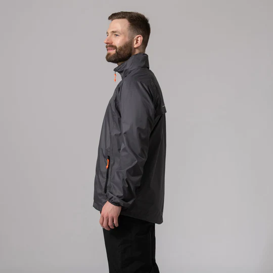 Mac In A Sac Origin II Packable Waterproof Jacket Charcoal - Image 5