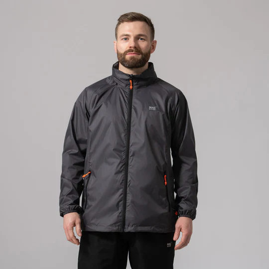 Mac In A Sac Origin II Packable Waterproof Jacket Charcoal - Image 6