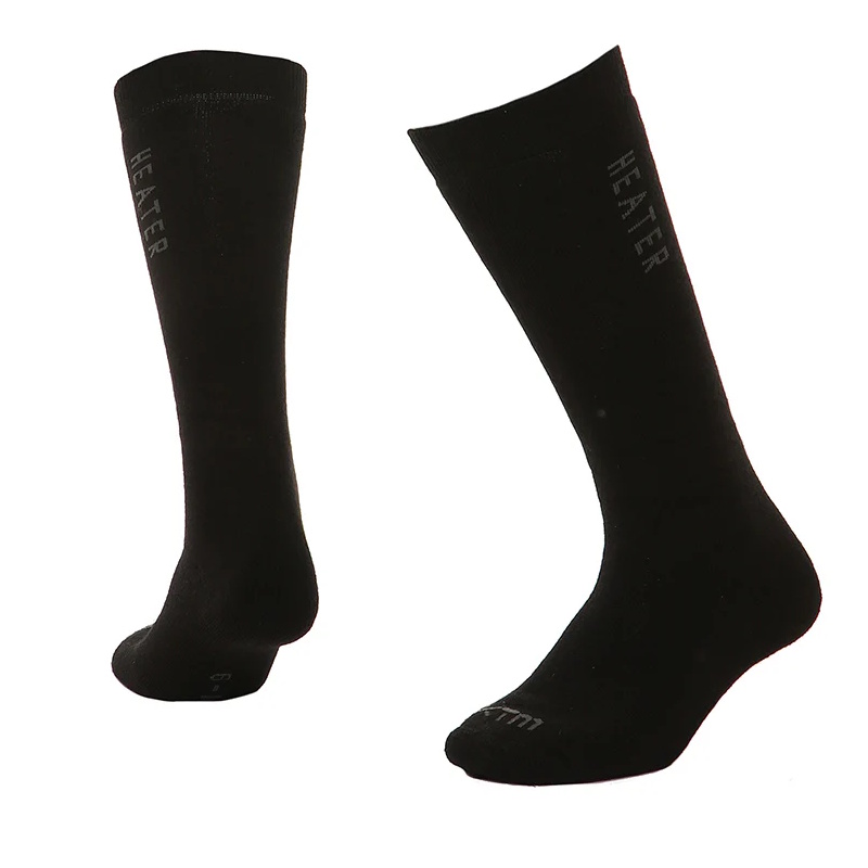 XTM Heater Thick Australian Merino Wool Blend Winter Socks Black