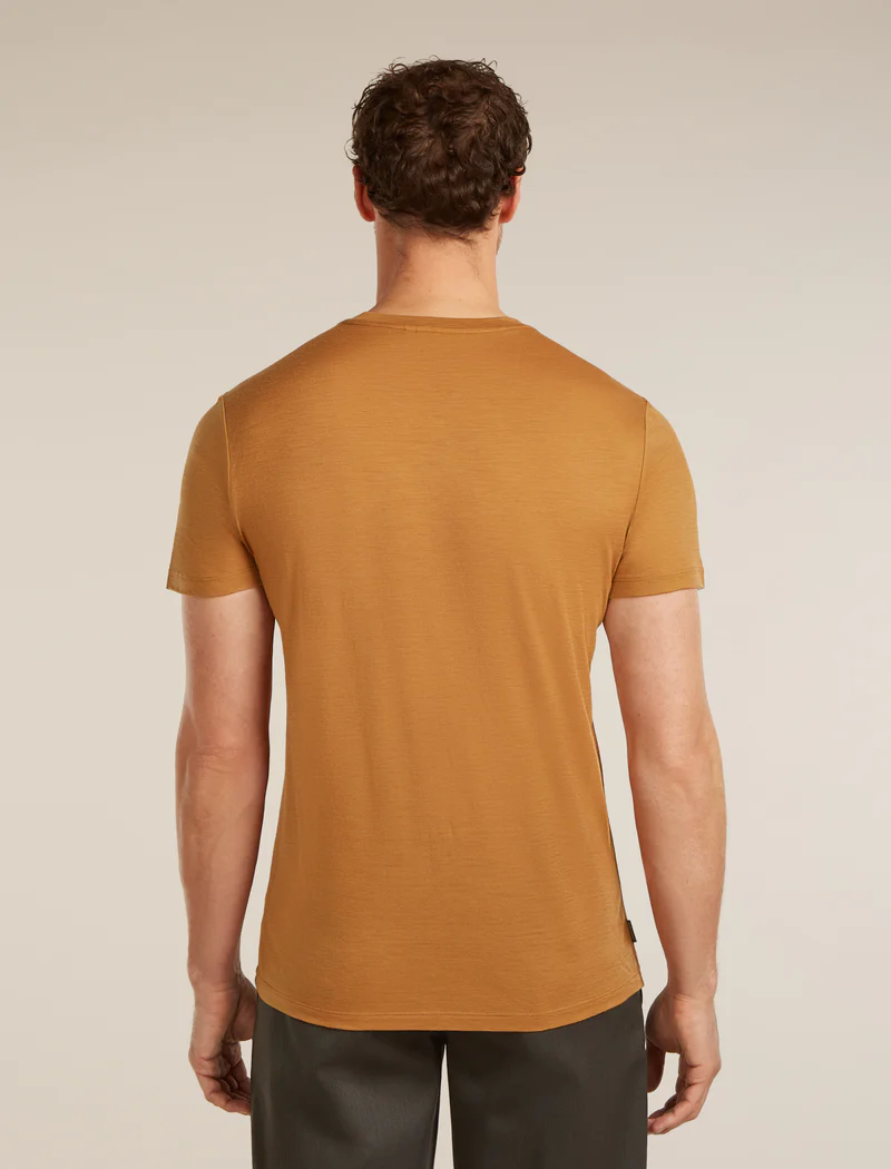 Icebreaker Men's Tech Lite Short Sleeve T-Shirt Range StripesTrail - Image 2