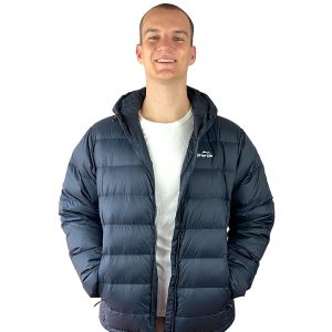 Sherpa Men's Midweight 650+ Hooded Down Jacket Black