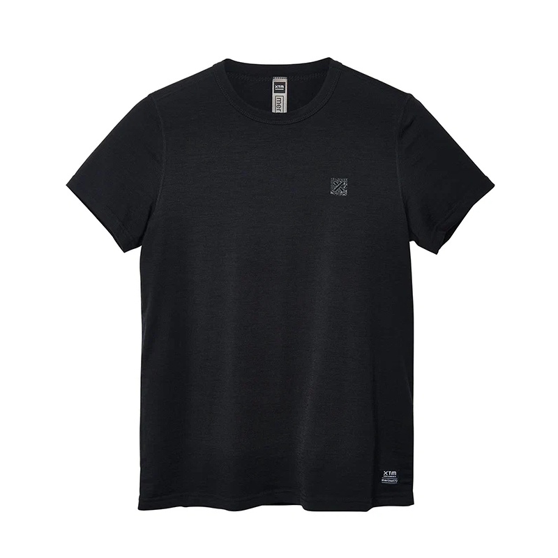 XTM Women's Advneture170 Merino 170gsm Wool T-Shirt Black Icon