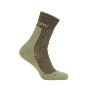 Icebreaker Men's Hike+ Medium Cushion Crew Socks Loden Lichen